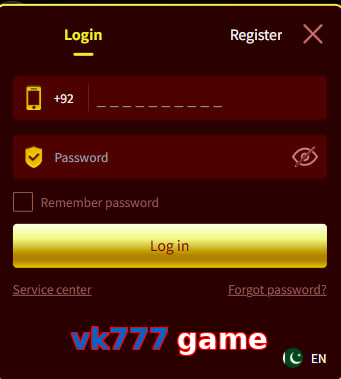 Vk777 game login preview